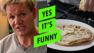 Gordon Ramsays Crispy Pancake Recipe [upl. by Joost]