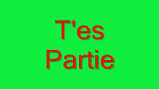 Maitre Gims Tes partie paroles [upl. by Von]