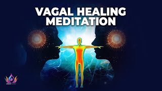 Vagal Healing Meditation For Gut Health  Healing The BrainGut Axis  VAGUS NERVE STIMULATION MUSIC [upl. by Vassell]