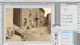 Corso Photoshop  Come invecchiare una fotografia in modo professionale tutorial Italiano [upl. by Violetta789]