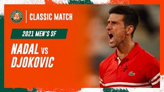 Djokovic vs Nadal 2021 Mens semifinal  RolandGarros Classic Match [upl. by Lark]