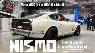 Have you heard the Nismo Twin Cam DOHC Head L28 Engine [upl. by Nwahsauq]