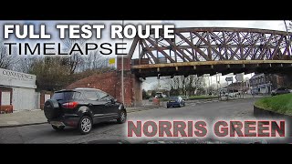 Full Test Route Timelapse  Norris Green [upl. by Ahsenik]