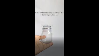 GIFTBASH 120mlDM Glass Jar coming with Air Tight Glass cap [upl. by Lyj]