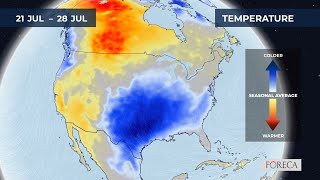 Monthly temperature forecast for the USA 7202024 [upl. by Carol]