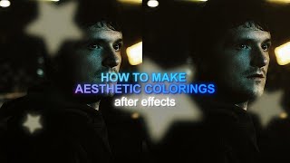 How To Make Aesthetic Colorings  After Effects [upl. by Forland]