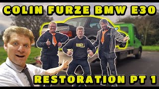 Restoring COLIN FURZEs Classic BMW E30  EP1  We Also Tour His Underground Tunnel Bunker amp Garage [upl. by Asille]