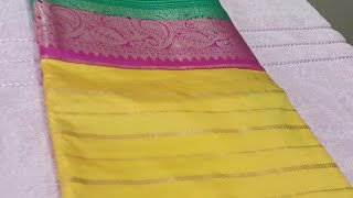 3D chiniya dupion saree at best price whatsapp 9942914040 [upl. by Trici]