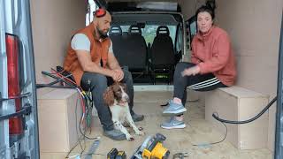 HOW TO ply line campervan walls  Peugeot Boxer SELF BUILD CAMPER  BoxerDucatoRelay ep4 [upl. by Crofton]