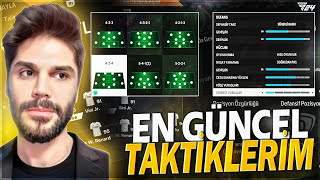 EA FC 24 GÜNCEL OLARAK KULLANDIĞIM TAKTİKLERİM [upl. by Walt605]