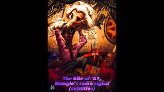 The BITE OF ‘87  Mangle’s radio signal with subtitles 🦊🧠 fnaf fnaf2 mangle shorts [upl. by Noislla]