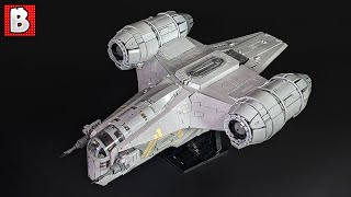 AMAZING LEGO Razor Crest Custom Build from The Mandalorian [upl. by Koblick352]