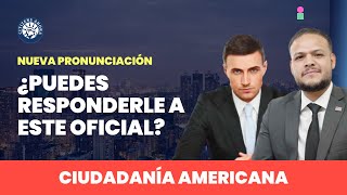 ¿Puedes responder toda la entrevista  Ciudadanía americana 2023 [upl. by Nellad681]