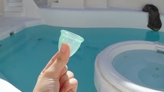 Can you swim with a menstrual cup [upl. by Haikan]