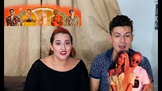 Tropkillaz J Balvin Anitta Bola Rebola ft MC Zaac reaction reaccion [upl. by Assilrac]