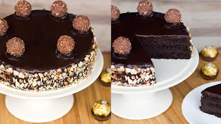 Shorts Ferrero Rocher Cake is Making  Yummy Chocolate Cake  Bakingo [upl. by Nalak]