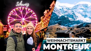 Wir erkunden die SCHWEIZ  MONTREUX  der SCHÖNSTE Weihnachtsmarkt  Reisen mit BABY vlog [upl. by Khan222]