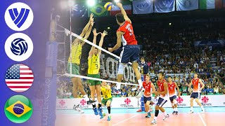 USA vs Brazil  FULL FINAL  Mens Volleyball World League 2014 [upl. by Lirbaj891]