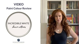 Paint Colour Review Sherwin Williams Incredible White [upl. by Leinnad480]