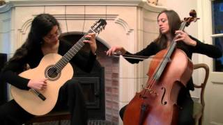 Scarborough Fair CelloGuitar Duo [upl. by Alegnat179]