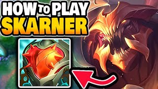 How to play Skarner Jungle  The MOST OP JNG on Patch 1410 [upl. by Efar876]