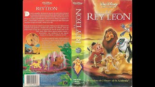 Unboxing VHS El Rey León 1995 Argentina [upl. by Rebekkah]