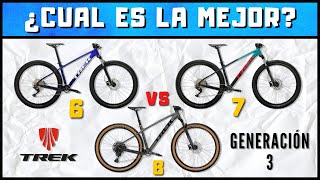 ¡NUEVAS Trek MARLIN GEN 3 COMPARACIÓN  MARLIN 6 vs 7 vs 8 2023 ¿Valen la pena [upl. by Nogam]