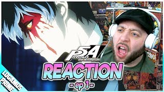 PERSONA 5 THE ANIMATION Episode 1 REACTION quotI Am Thou Thou Art Iquot [upl. by Humbert]