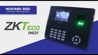 ZKTeco IN01  Fingerprint Time Attendance amp Access Control Terminal  Product Highlights Demo [upl. by Burny]