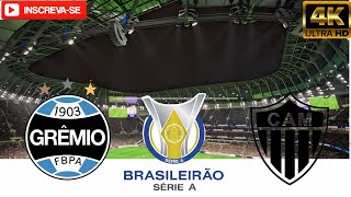 🔵GREMIO X ATLÉTICOMG⚫ AO VIVO COM IMAGENS ASSISTA AGORA⚽BRASILEIRÃO PS4 [upl. by Nitreb]