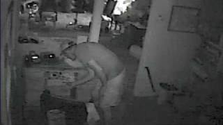 Burglar Caught on tape with CCTV security cameras [upl. by Dahlstrom]