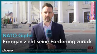 Marc Steinhäuser zum NATOGipfel in Vilnius am 110723 [upl. by Wartow]