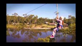 The Great Aussie Bush Camp Dual Flying Fox [upl. by Anitrebla]