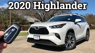 2020 Toyota Highlander XLE Review amp Drive With Trim Level Comparisons [upl. by Kremer]