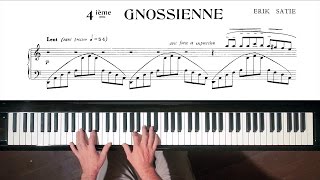 Erik Satie  Gnossienne No4  Paul Barton FEURICH piano [upl. by Sukhum]