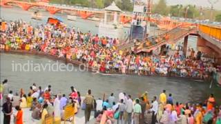 Har Ki Pauri in Haridwar Uttarakhand [upl. by Elmaleh]