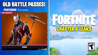 Fortnite NEW Update OLD Battle Passes amp Chapter 6 Live Event [upl. by Anirehtak430]