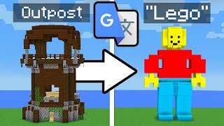 I Put Every Minecraft STRUCTURE Through Google Translate 1 QUADRILLION Times [upl. by Sharman]