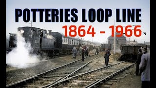 Potteries Loop Line HANLEY TRAIN STATION COLOURIZED VIDEO [upl. by Giza]