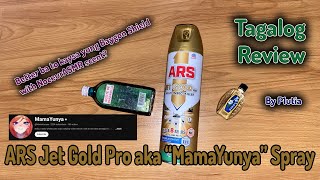 FIL Product Review Ng quotMamaYunyaquot Ars Jet Gold Pro Matapos Inilabas na sa Davao  Noceurball Edits [upl. by Rowen]