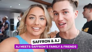 AJ Pritchard amp Saffron Barker • AJ Meets Saffron’s Family amp Friends [upl. by Fair]