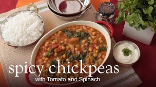 Slimming World Synfree spicy chickpeas with tomato and spinach  FREE [upl. by Chadwick]