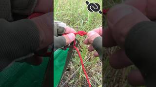 Tarp Corner Knot  Simple yet Effective [upl. by Eanad]