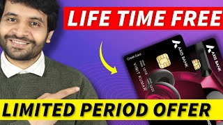 Axis Bank Credit Cards Life Time Free Offer  APPLY NOW 🔥🔥 [upl. by Lienahs]