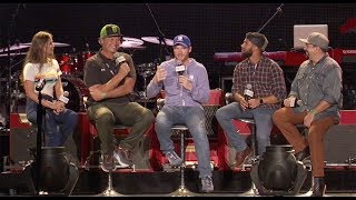 Trackside Live Replay Dale Jr Bubba Wallace and Michael Waltrip take the stage [upl. by Aydiv]