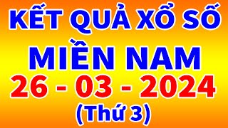 Kết quả xổ số miền nam hôm nay thứ 3 ngày 2632024 xs Bến Tre xs Vũng Tàu xs Bạc Liêu [upl. by Iahcedrom]