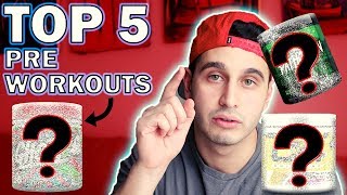 TOP 5 PRE WORKOUTS OF 2019  For Weight Loss Muscle Gain Cardio and More [upl. by Litnahc]