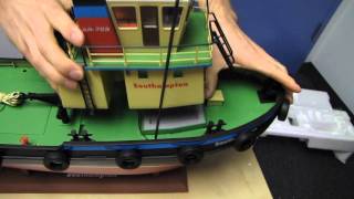 Arctic Hobby Aqua Rider 703 RC Tugboat Unboxing amp First Look Linus Tech Tips [upl. by Kitrak476]