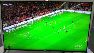 Beşiktaş  Galatasaray 4K yayin Samsung Galaxy Note Edge ile 4K kayıt [upl. by Ytsirhc]