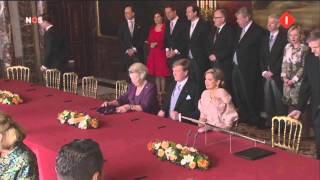 Abdicatie Koningin  Prinses Beatrix 30 april 2013 [upl. by Nomolos]